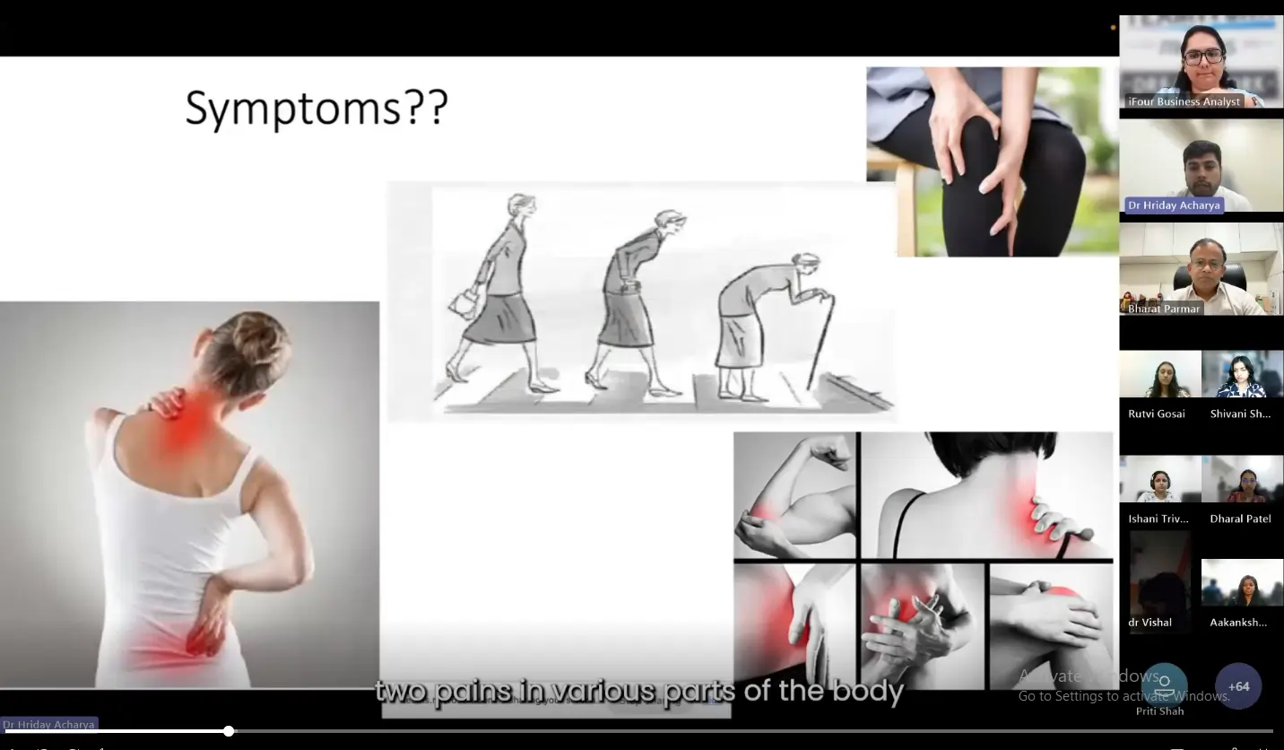 Speaker introduction slide of Dr. Vasav Somani, orthopedic shoulder surgeon, at the rotator cuff tear rehab webinar