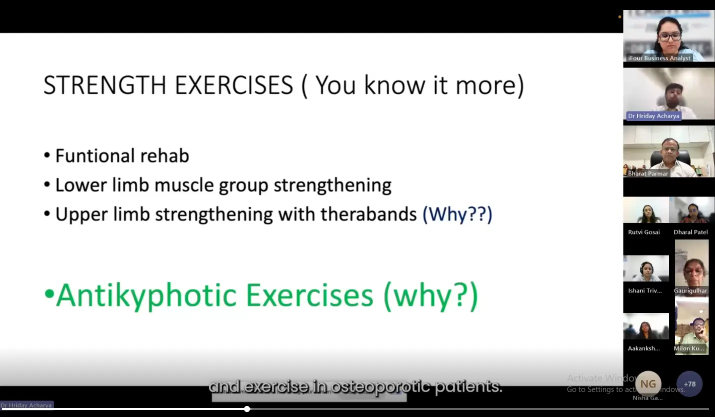 Speaker introduction slide of Dr. Vasav Somani, orthopedic shoulder surgeon, at the rotator cuff tear rehab webinar