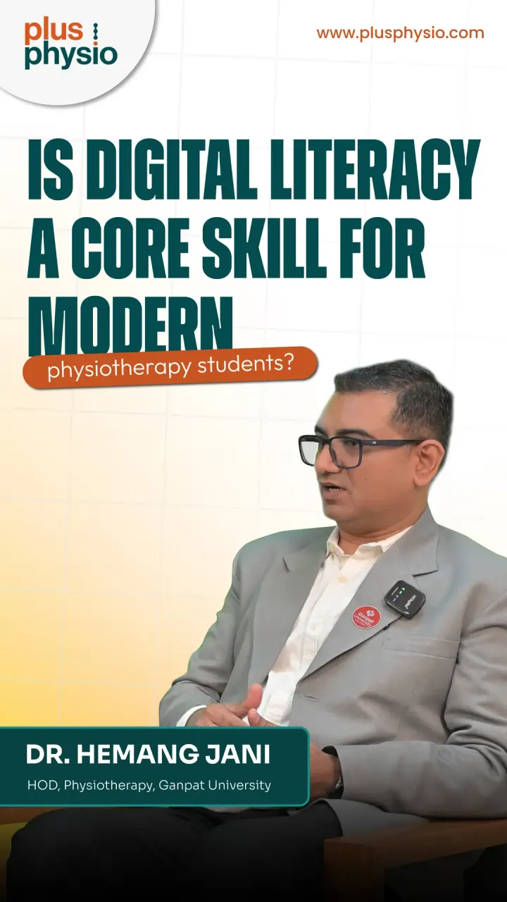 Dr. Hemang Jani, HOD Physiotherapy, Ganpat University
