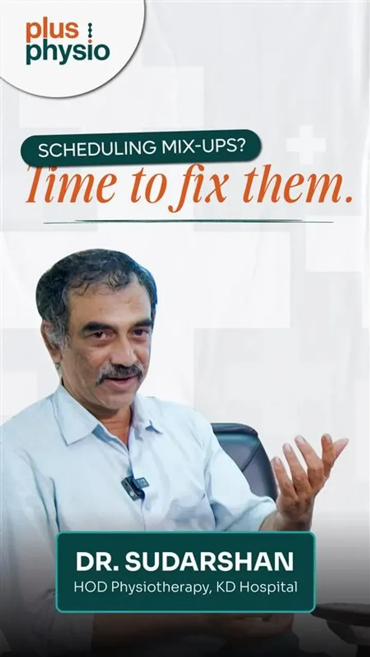 Dr. Sudarshan, HOD Physiotherapy, KD Hospital